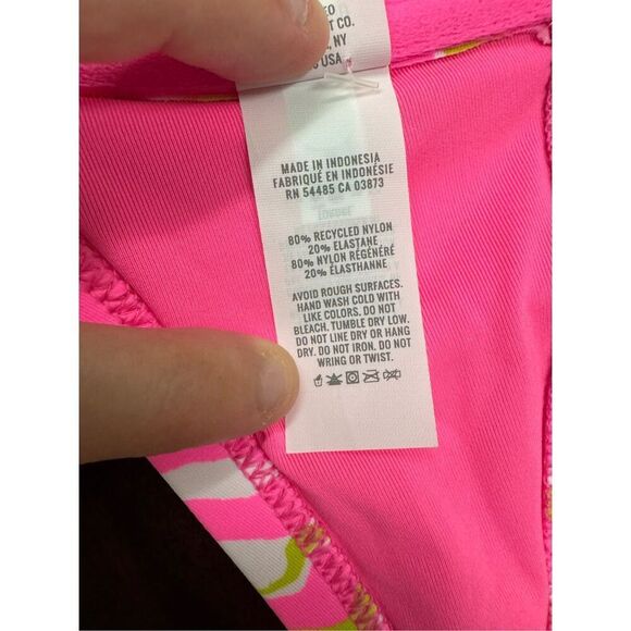 NWT Aerie Unlined Demi Marble Print Bikini Swim Top Size 38DD - Picture 5 of 6